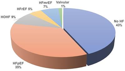 Heart failure with preserved ejection fraction is the most frequent but commonly overlooked phenotype in patients on chronic hemodialysis